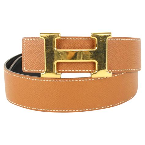 hermes brown leather belt|reversible Hermes belt.